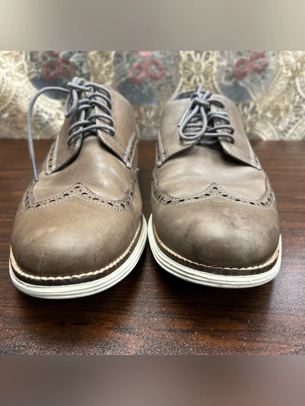 Cole Haan Men's ØriginalGrand Wingtip Derby Shoes - Size 10